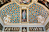 Mantova, Palazzo Te - Camera degli Imperatori. Dettaglio della volta.